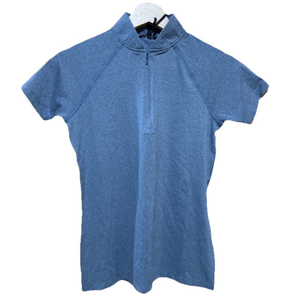 Swannies Women's Golf 1/4 Zip Quinn Polo‎ Navy Heather Size XS NWT